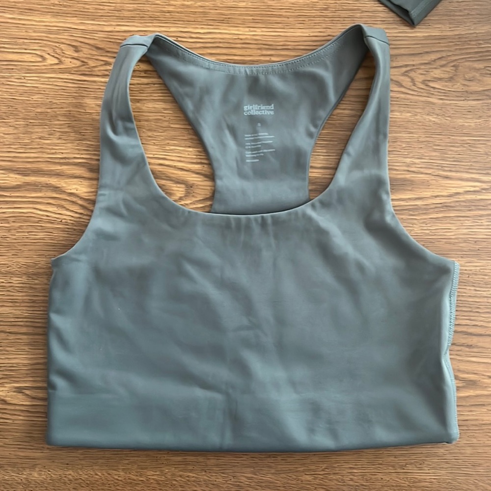 Girlfriend Collective Paloma Racerback Bra - size Small